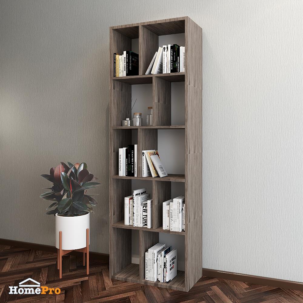 ชั้นวางของทึบ 10 ช่อง FURDINI HPN-07 สีวอลนัท