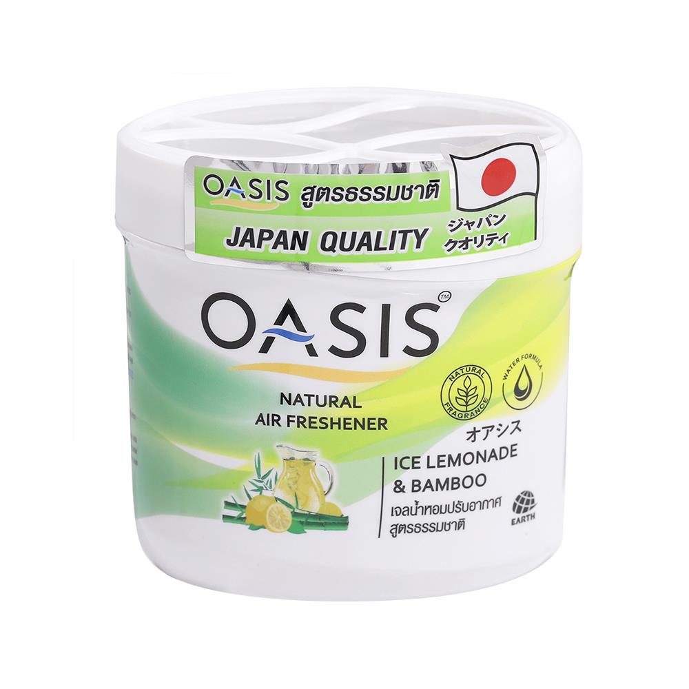 เจลปรับอากาศ OASIS  180g ICE LEMONADE & BAMBOO