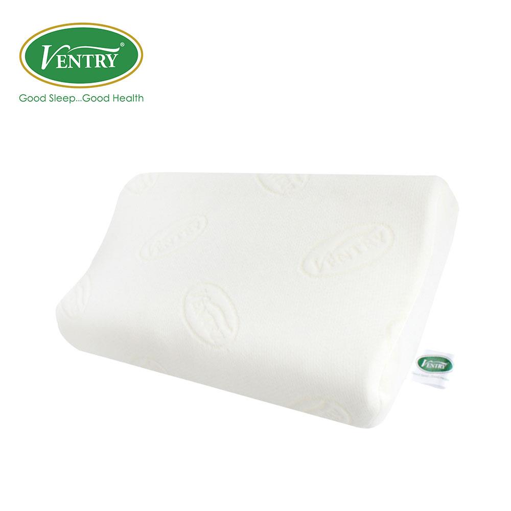 หมอนสุขภาพ ยางพารา VENTRY PT3 38x64x13 ซม. สีขาว