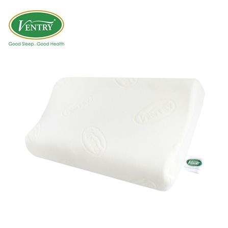 หมอนสุขภาพ ยางพารา VENTRY PT3 38x64x13 ซม. สีขาว