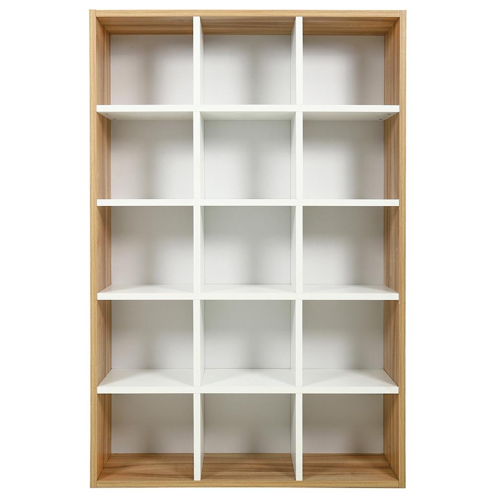 ชั้นวางของทึบ 15 ช่อง FURDINI HPN-02 สีโรมา/ขาว