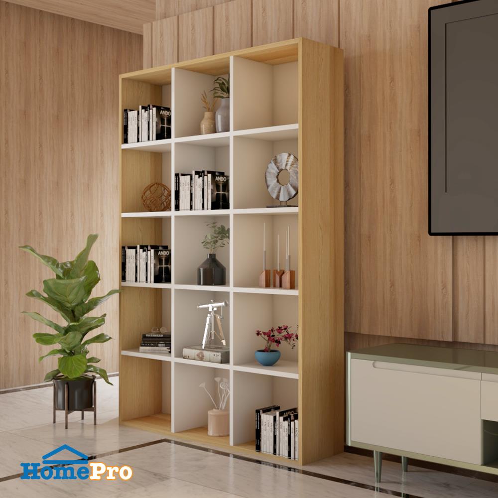 ชั้นวางของทึบ 15 ช่อง FURDINI HPN-02 สีโรมา/ขาว