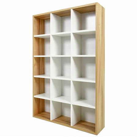 ชั้นวางของทึบ 15 ช่อง FURDINI HPN-02 สีโรมา/ขาว_0