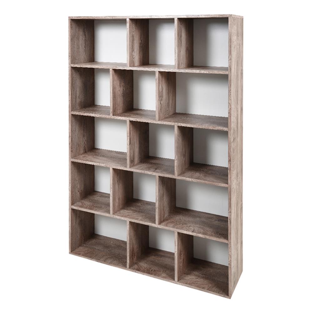 ชั้นวางของทึบ 15 ช่อง FURDINI HPN-06 สีวอลนัท