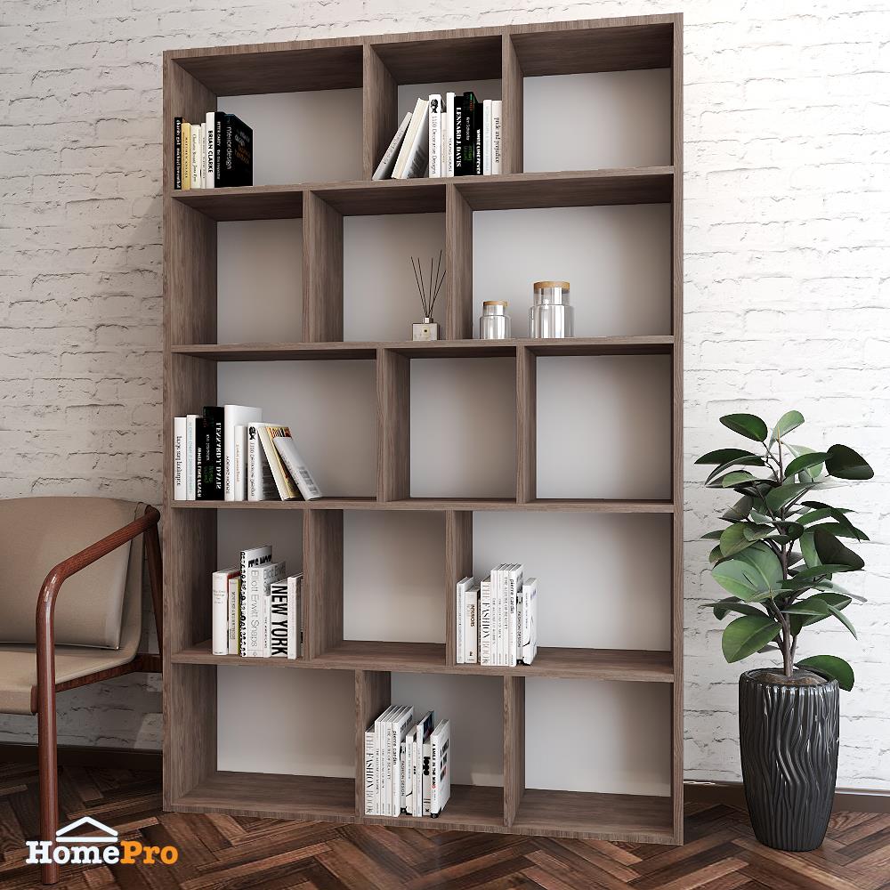 ชั้นวางของทึบ 15 ช่อง FURDINI HPN-06 สีวอลนัท