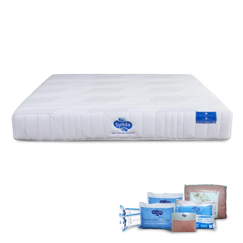 ที่นอน 6 ฟุต SYNDA POSTUREKUDOS พร้อมชุดเครื่องนอน 11 ชิ้น