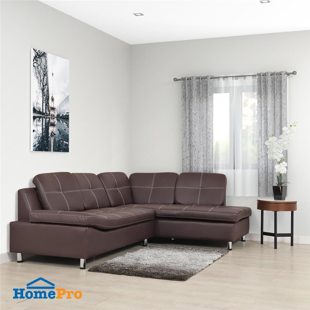 โซฟาเข้ามุม SERA OXFORD สีน้ำตาล