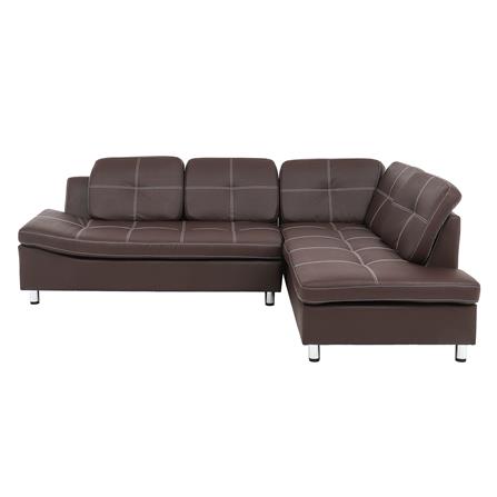 โซฟาเข้ามุม SERA OXFORD สีน้ำตาล_1