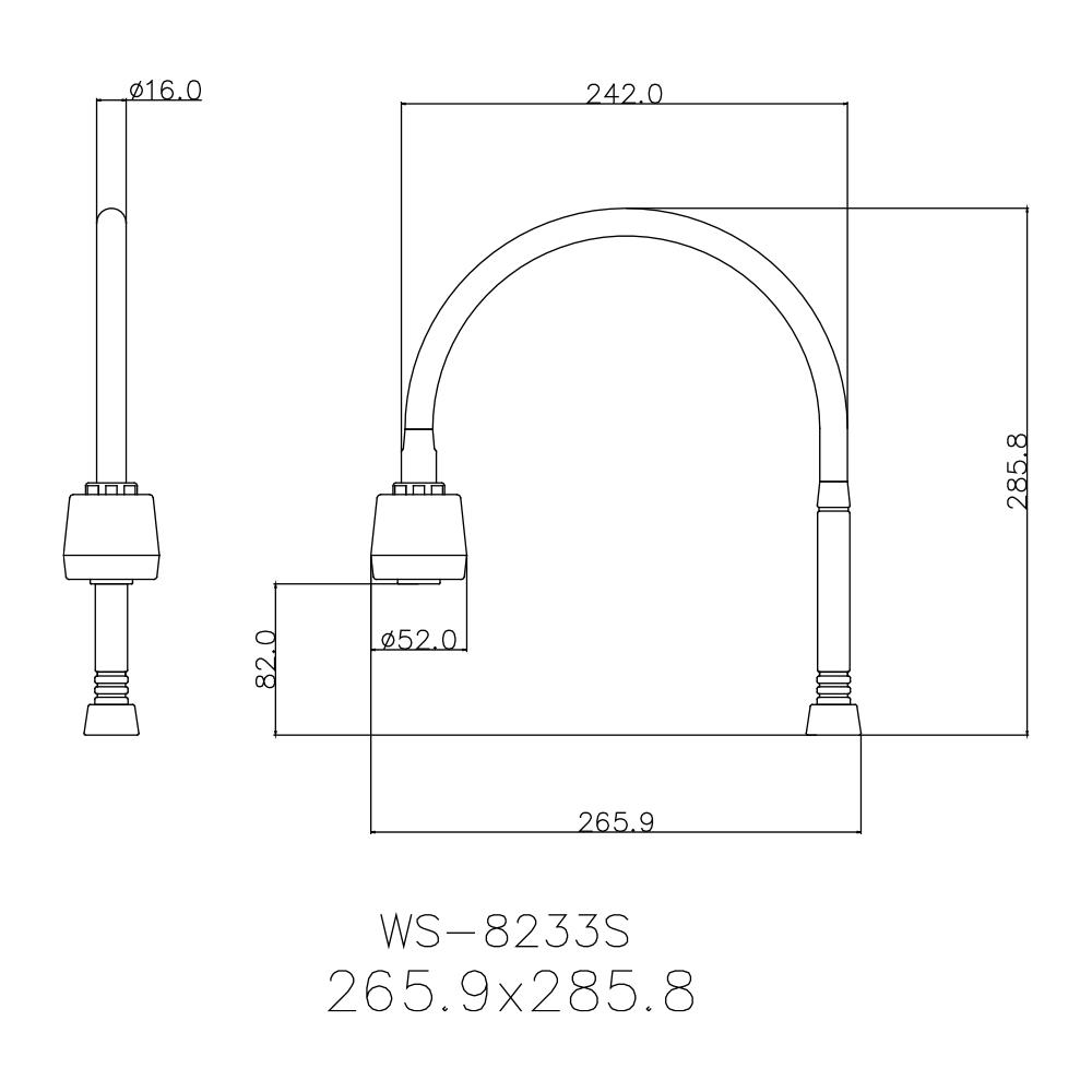 หัวก๊อกซิงค์ WS WS-8233S