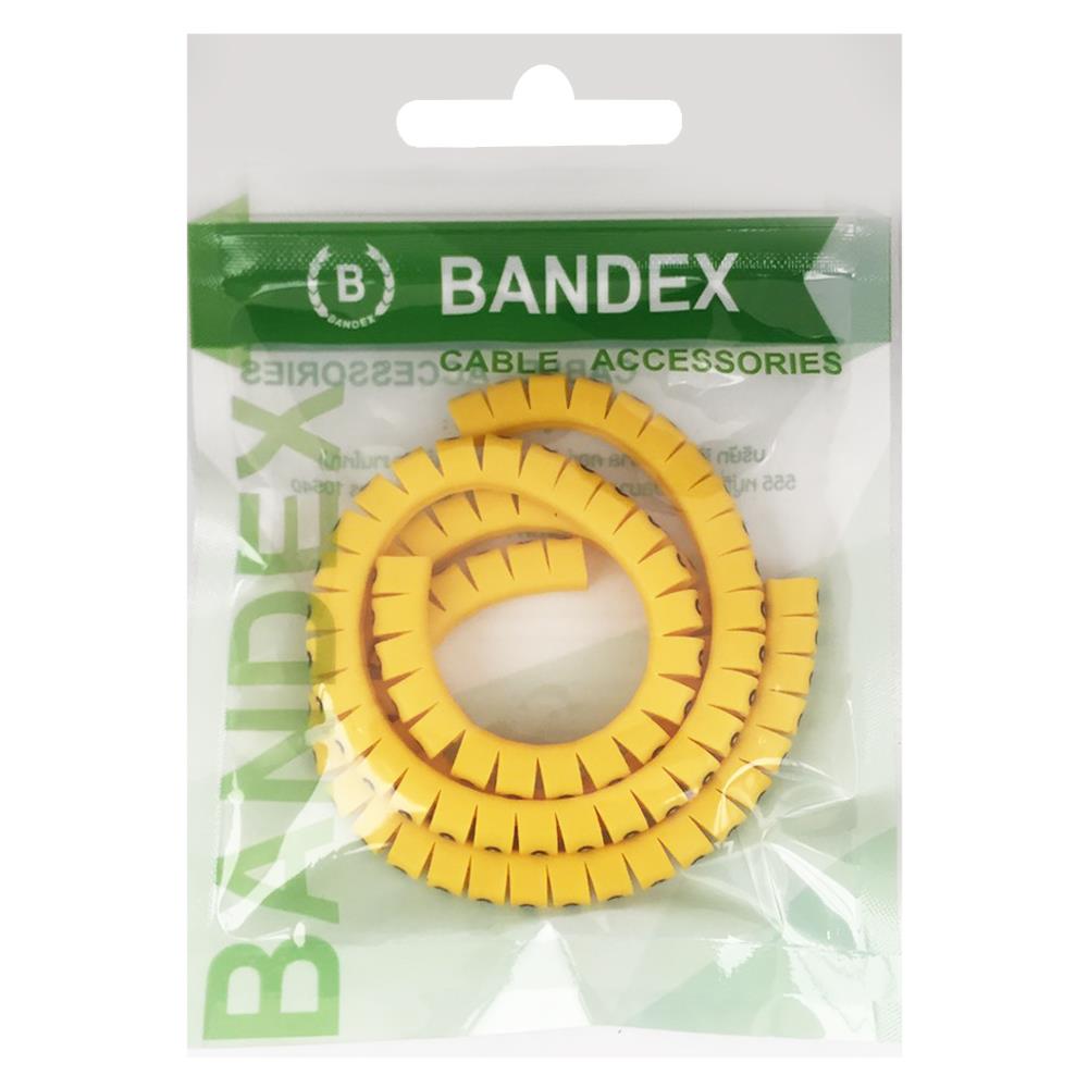 เคเบิ้ลมารคเกอร์ BANDEX BM1-9-100-MT เบอร์ 9 สีเหลือง