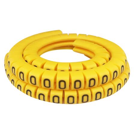 เคเบิ้ลมารคเกอร์ BANDEX BM1-0-100-MT เบอร์ 0 สีเหลือง