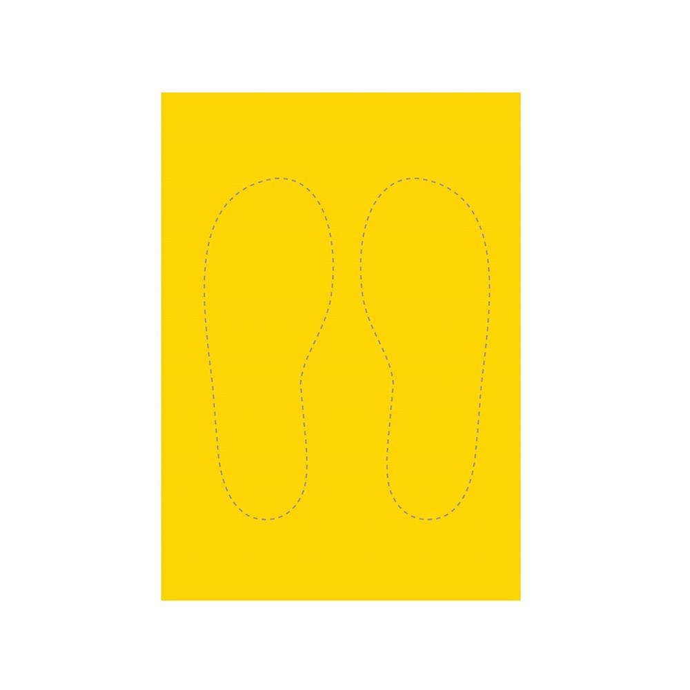 สติ๊กเกอร์เครื่องหมายรูปเท้า PANKO 1 ชิ้น