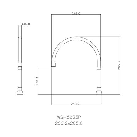 ก๊อกซิงค์เดี่ยว WS WS-8233P สีเงิน_1