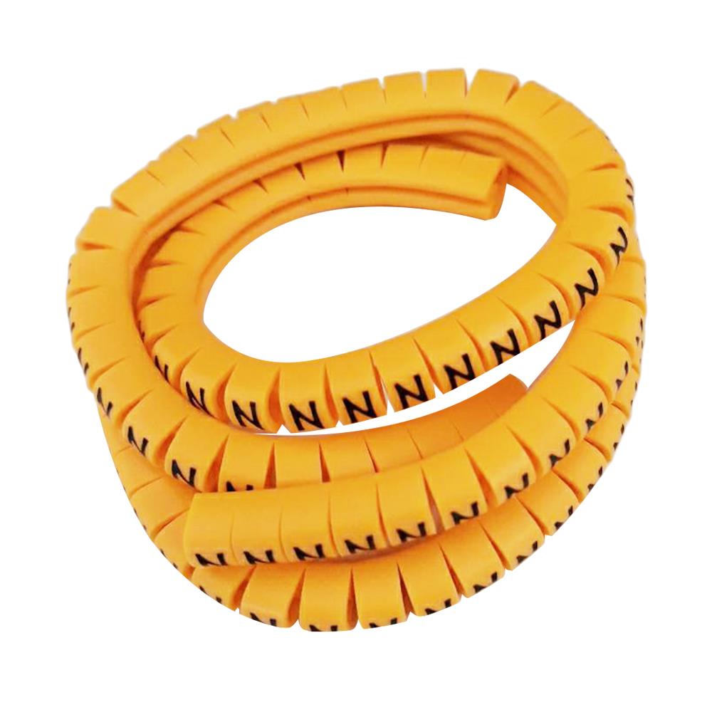 เคเบิ้ลมารคเกอร์ BANDEX BM1-N-100-MT เบอร์ N สีเหลือง