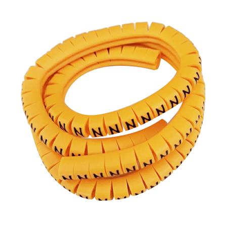 เคเบิ้ลมารคเกอร์ BANDEX BM1-N-100-MT เบอร์ N สีเหลือง