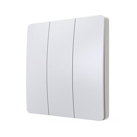 สวิตช์ไร้สาย 3ช่อง IOT HACO HWS-3P/W IP67 สีขาว