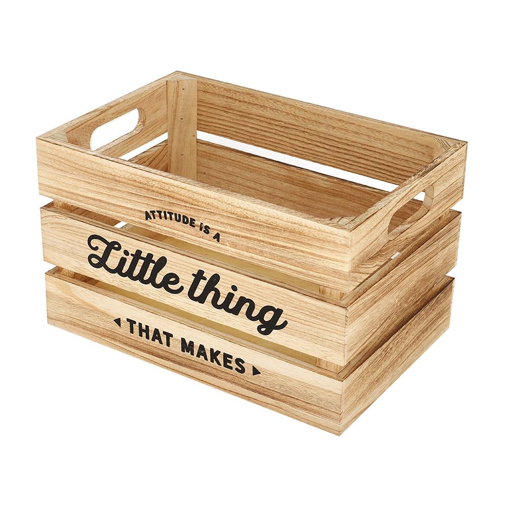 กล่องลังไม้ STACKO LITTLE THING 40x30x22 ซม. สี NATURAL_1