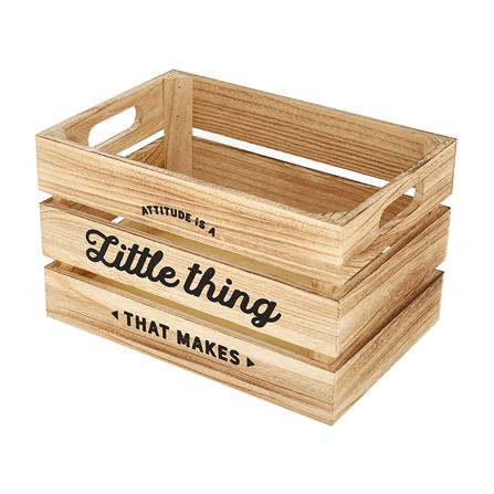 กล่องลังไม้ STACKO LITTLE THING 40x30x22 ซม. สี NATURAL_0