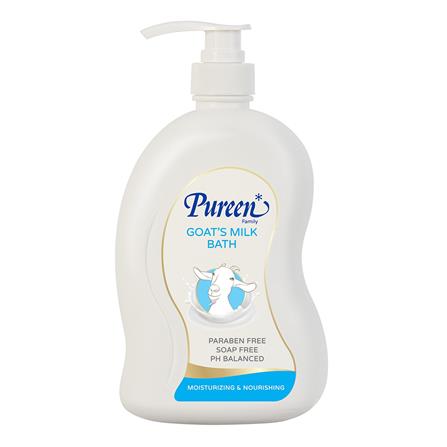 สบู่เหลวอาบน้ำเด็ก PUREEN 500ml FAMILY GOATS MILK