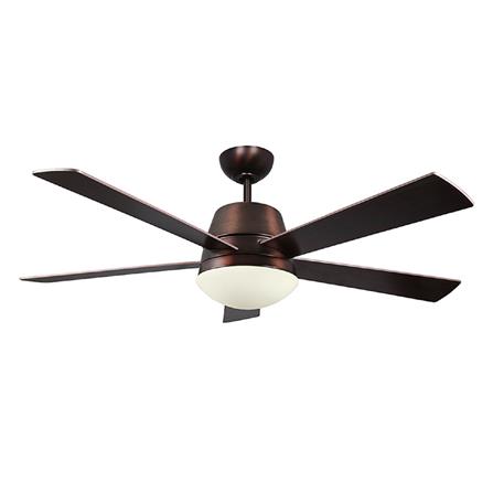 พัดลมโคมไฟ LED WINFAVOUR FD-SP029 52 นิ้ว 18 วัตต์ DAYLIGHT/COOL WHITE/WARM WHITE สีทองแดง