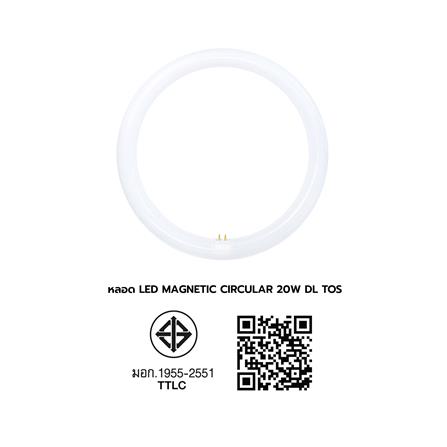 หลอด LED TOSHIBA MAGNETIC CIRCULAR 20 วัตต์ DAYLIGHT G10q_5