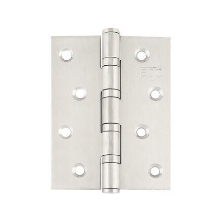 บานพับ 4X3 นิ้ว X 2 มม. VECO 4BB สีสเตนเลส (แพ็ก 3 ชิ้น)