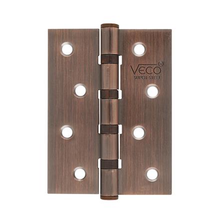 บานพับ 4X3 นิ้ว X 1.7 มม. VECO 4BB สีทองแดงรมดำ (แพ็ก 3 ชิ้น) 2 แถม 1