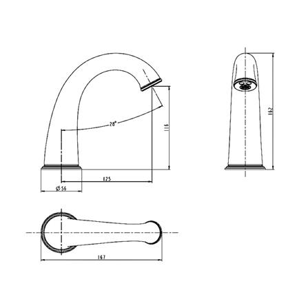 ก๊อกอ่างล้างหน้าเซนเซอร์ KOHLER K-20012T-W-CP สีโครม_1