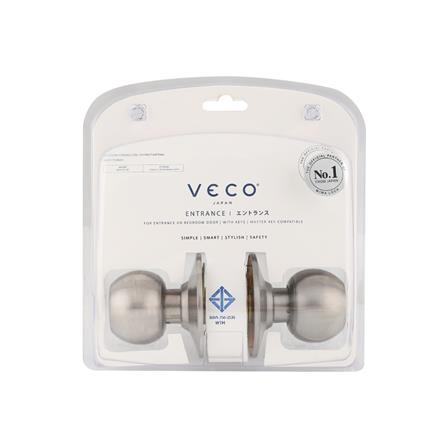 ลูกบิดประตู หัวกลม VECO 3871-ML-ET สีสเตนเลส_4