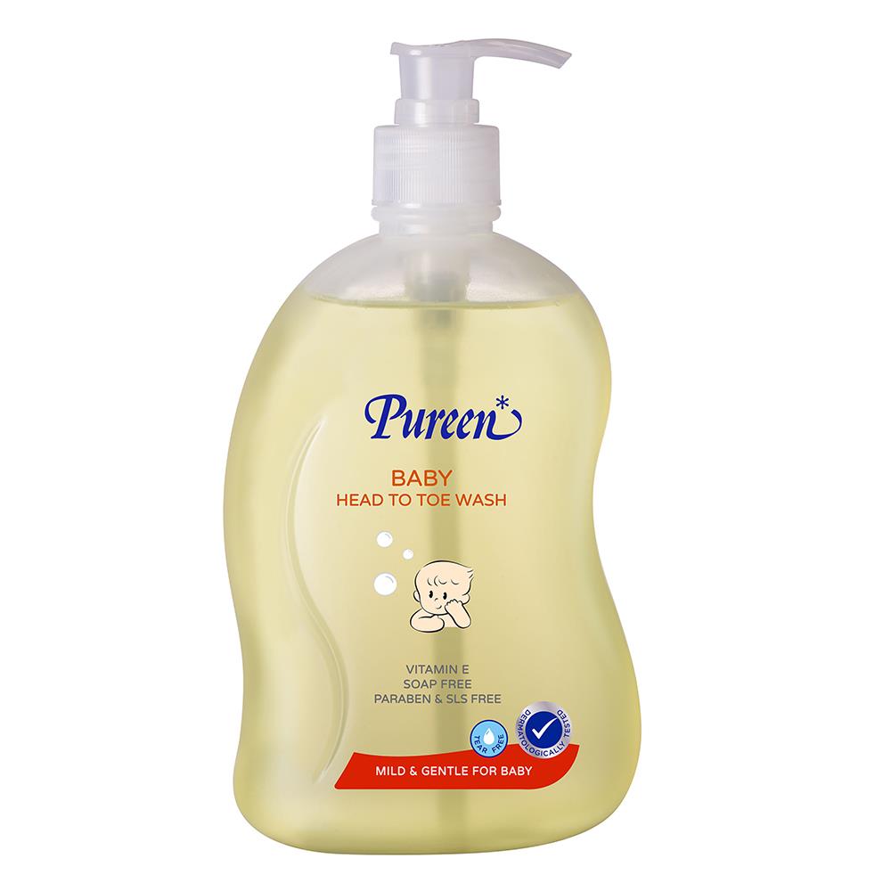 สบู่เหลวอาบน้ำเด็ก PUREEN 500ml