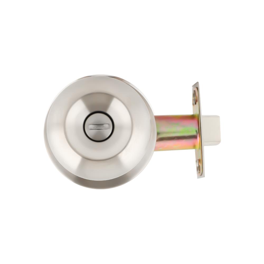 ลูกบิดห้องน้ำ VECO 3871SS-BK หัวกลม สีสเตนเลส