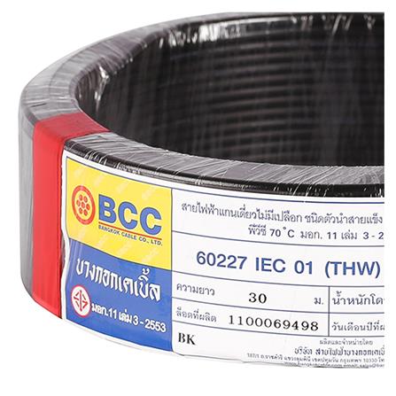สายไฟ THW IEC01 BCC 1x2.5 ตร.มม. 30 ม. สีดำ_2