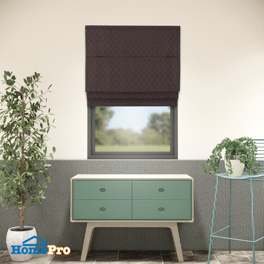 ผ้าม่านพับ HOME LIVING STYLE ROCKETA UV 100x160 ซม. สีน้ำตาล