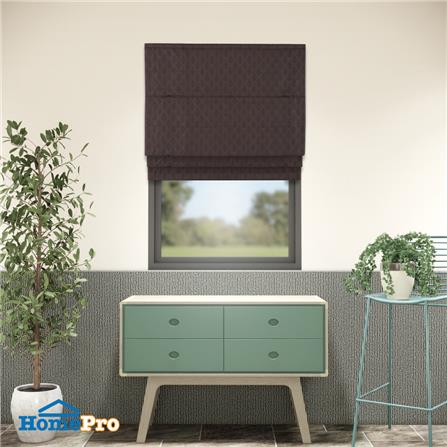 ผ้าม่านพับ HOME LIVING STYLE ROCKETA UV 100x160 ซม. สีน้ำตาล_6