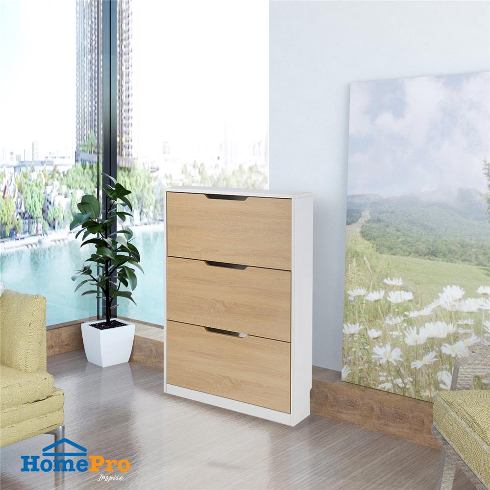 ตู้วางรองเท้า 9-12 คู่FURDINI FLIP สีน้ำตาล