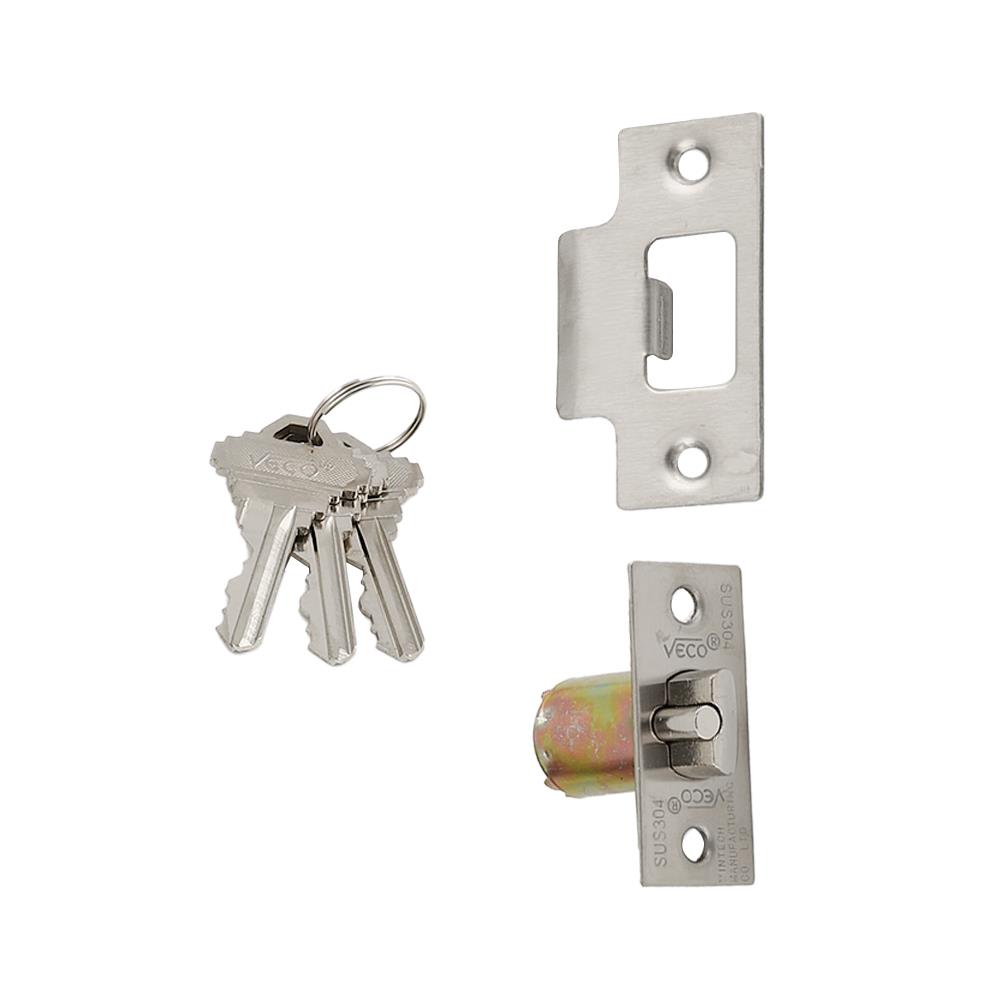 ลูกบิดทั่วไป VECO 3871SS-ET หัวกลม สีสเตนเลส