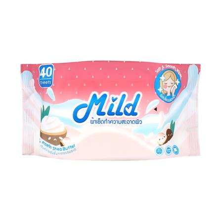ผ้าเช็ดทำความสะอาด MILD 40 แผ่น_0