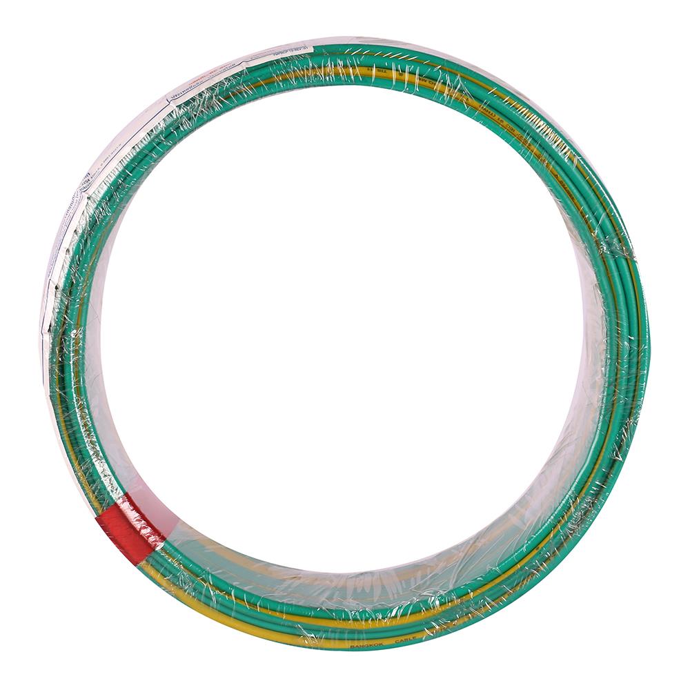สายไฟ THW IEC01 BCC 1x2.5 ตร.มม. 30 ม. สีเขียวคาดเหลือง