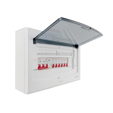 ชุดตู้คอนซูมเมอร์ยูนิต 6 ช่อง 50 แอมป์ พร้อมกันไฟรั่ว/ไฟดูด HACO_1