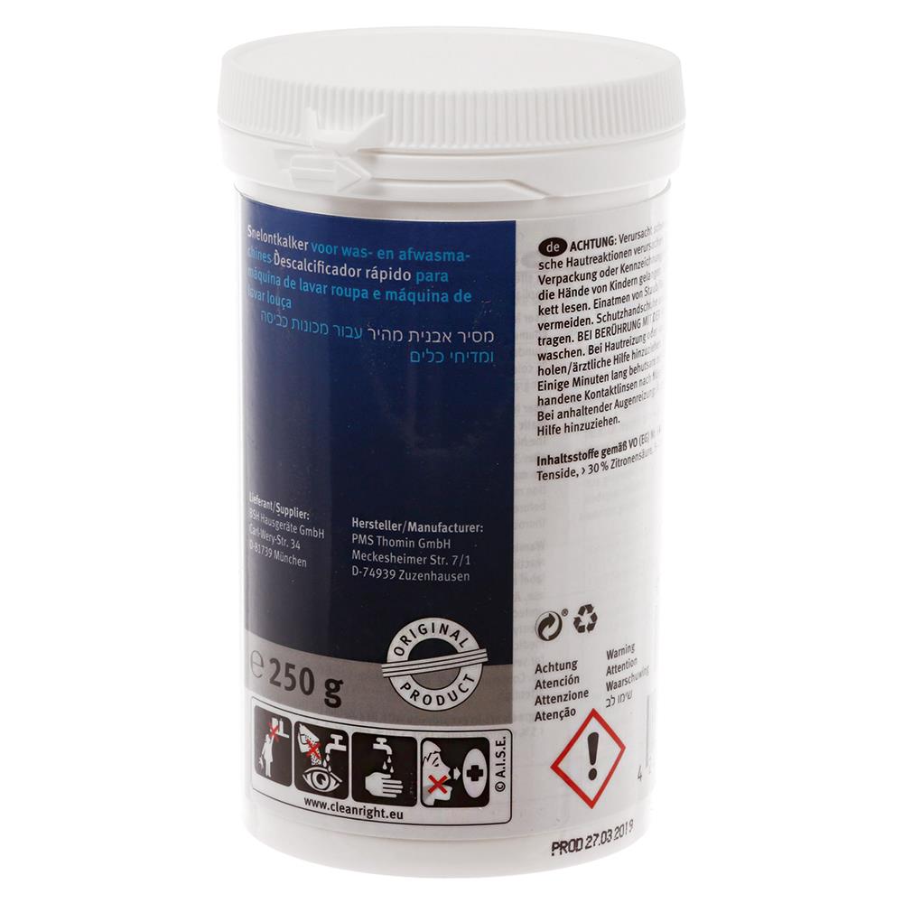 ผงทำความสะอาดคราบตะกรันเครื่องซักผ้า BOSCH