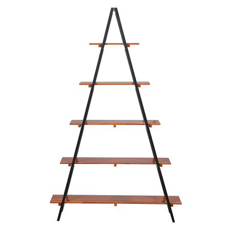 ชั้นวางอเนกประสงค์ 5 ชั้น SURE ALTA สีดำ/วอลนัท_1