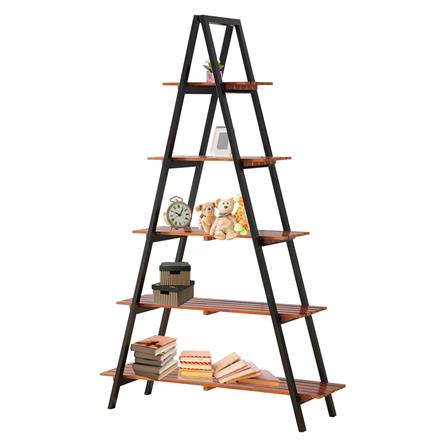 ชั้นวางอเนกประสงค์ 5 ชั้น SURE ALTA สีดำ/วอลนัท_2