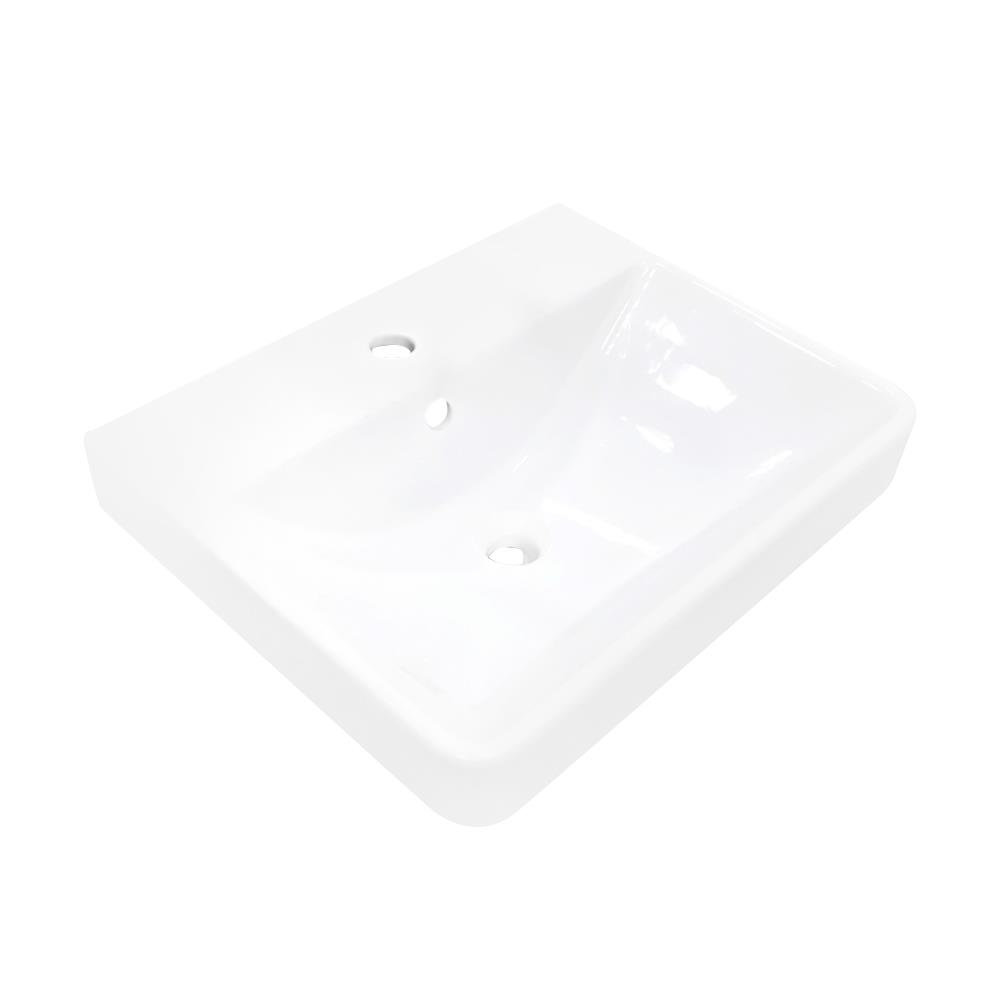 อ่างล้างหน้าแบบแขวน KARAT K-24514X-1-WK สีขาว