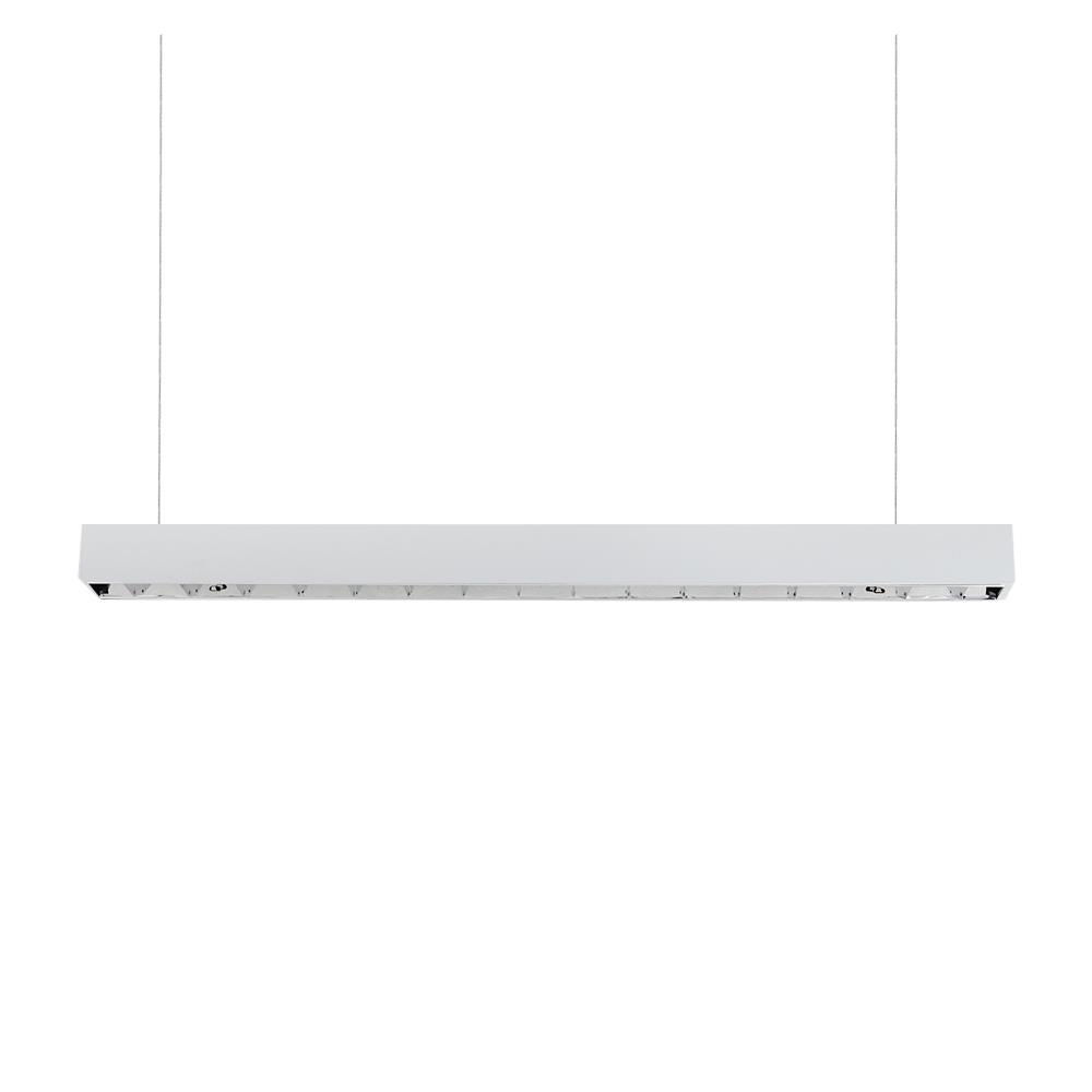 โคมตะแกรงติดลอย RACER LINEAR LOUVER 1x18 วัตต์ สีขาว