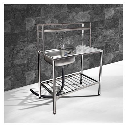 ซิงค์ขาตั้ง 1 หลุม 1 ที่พัก PARNO SW10050 สเตนเลส_2