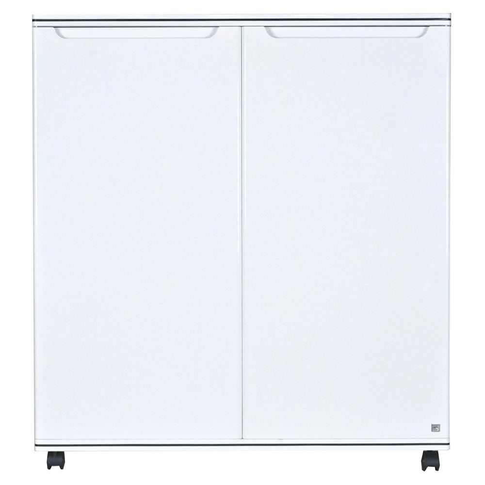 ตู้รองเท้าสำเร็จ 6 ช่อง KING สีเคริฟ์-ขาว