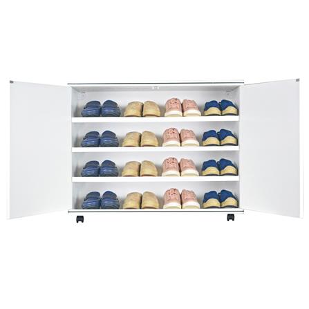 ตู้วางรองเท้า 4 ชั้น KING สีขาว_3