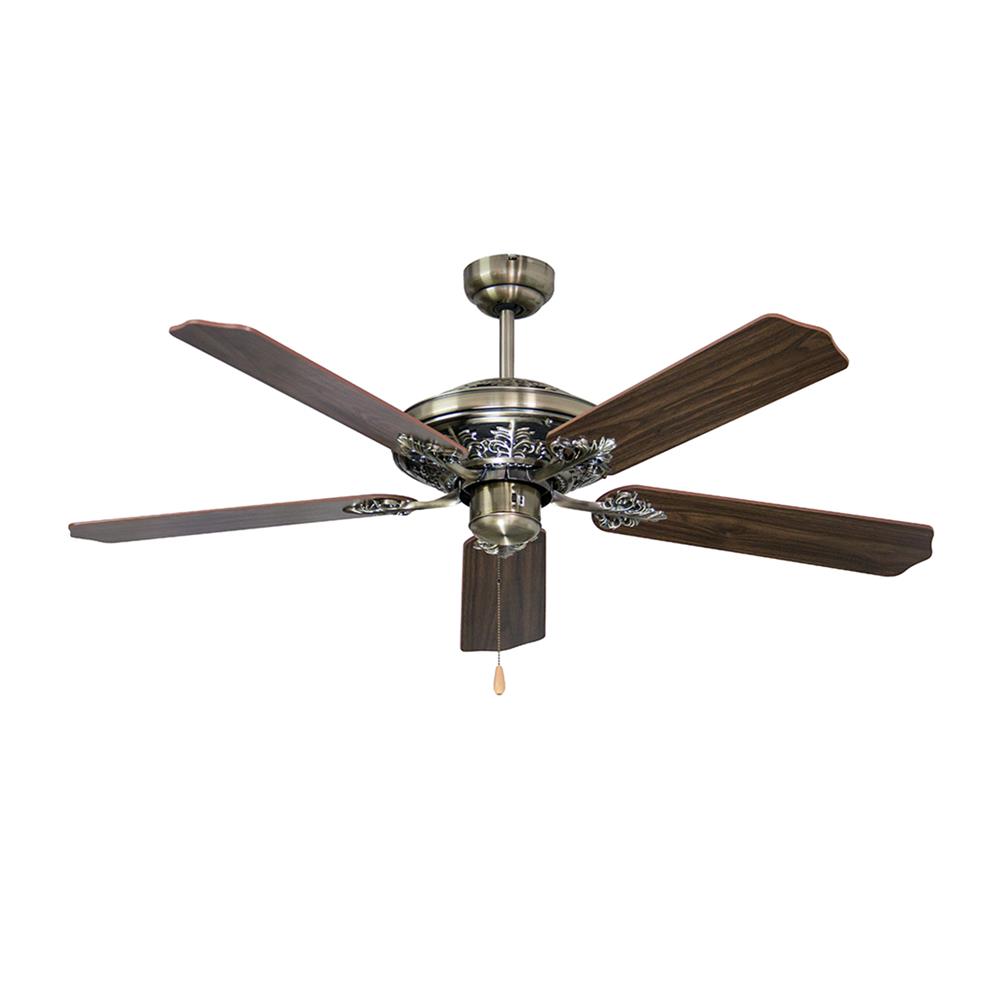 พัดลมไม่มีโคมไฟ STARLIGHT ML-10-A 52 นิ้ว สีทองเหลืองรมดำ