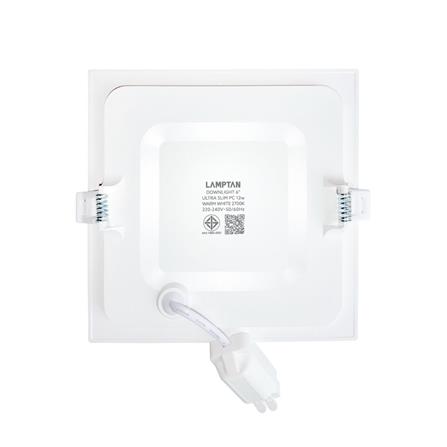 ดาวน์ไลท์ LED LAMPTAN ULTRA SLIM PC 6 นิ้ว 12 วัตต์ WARM WHITE สีขาว_2
