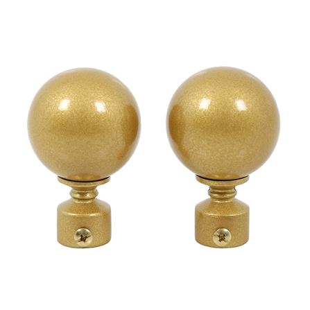 หัว-ท้ายรางม่าน HOME LIVING STYLE NIC 19 มม. สีทอง